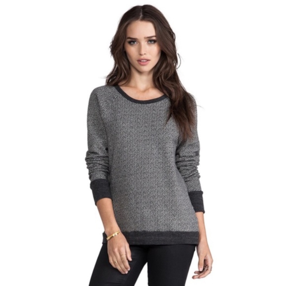 Joie Soft Annora Two Tone Terry Sweatshirt Size M